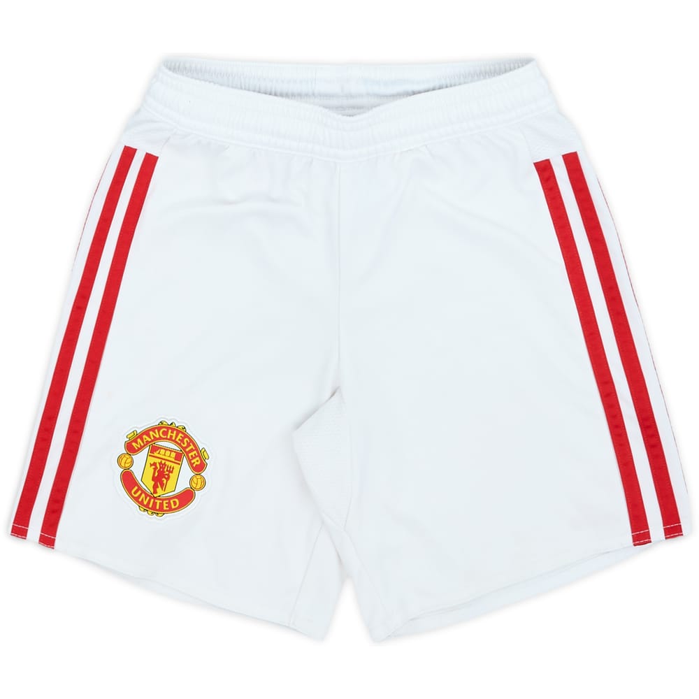 2015-16 Manchester United Home Shorts - 7/10 - (7-8 Years)