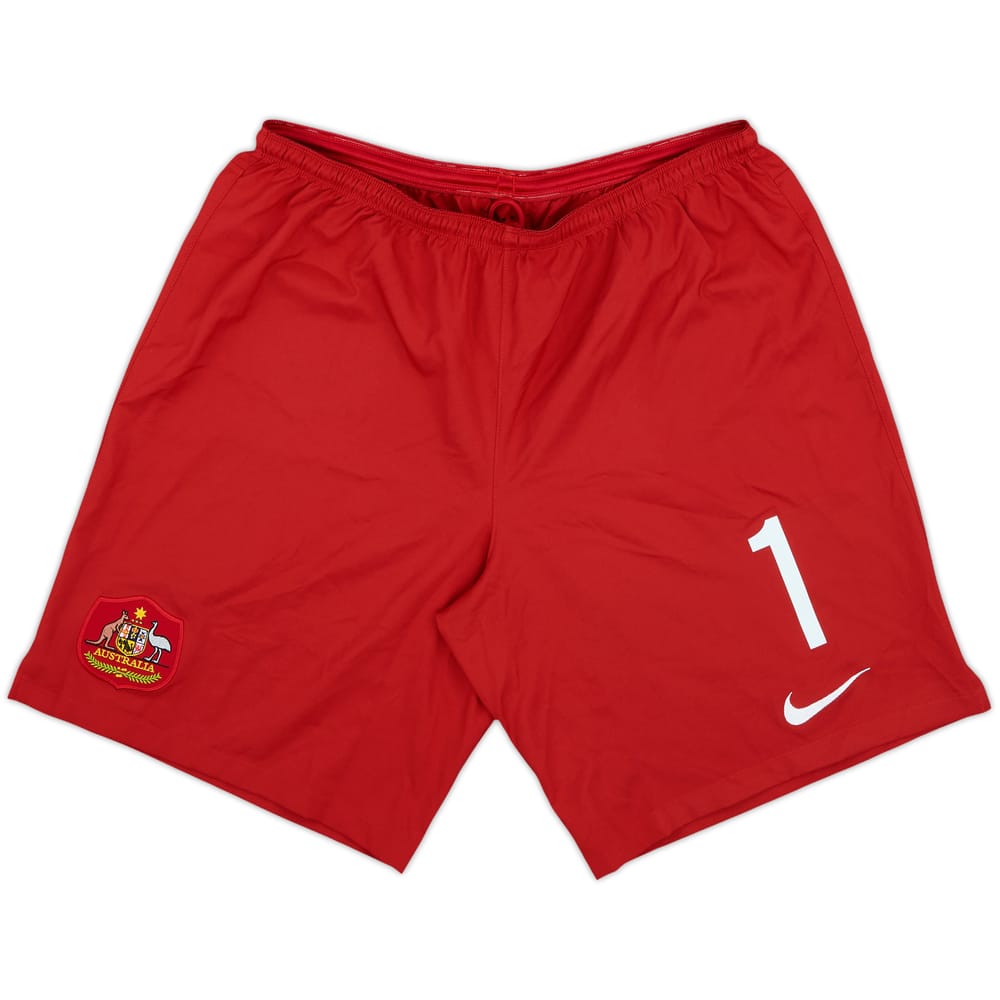 2014-15 Australia Player Issue GK Shorts #1 - 9/10 - (XL)