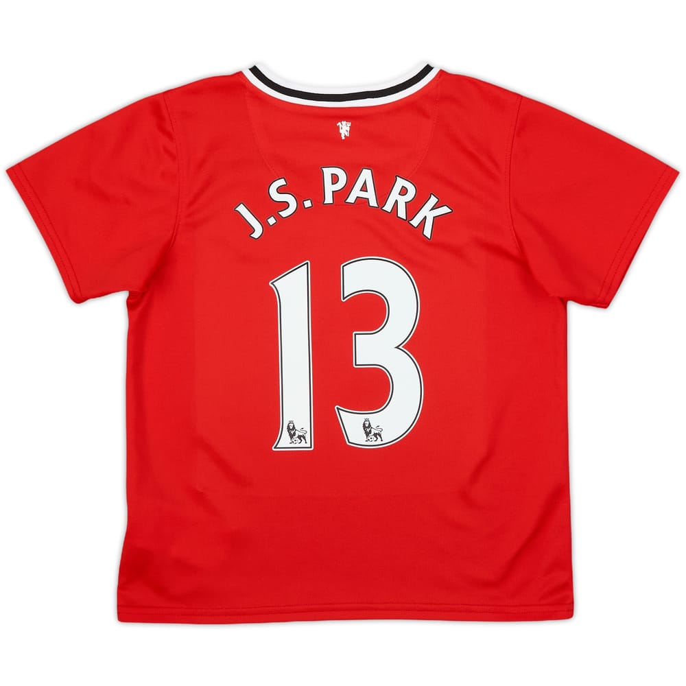 2011-12 Manchester United Home Shirt J.S.Park #13 - 8/10 - (6-7 Years)
