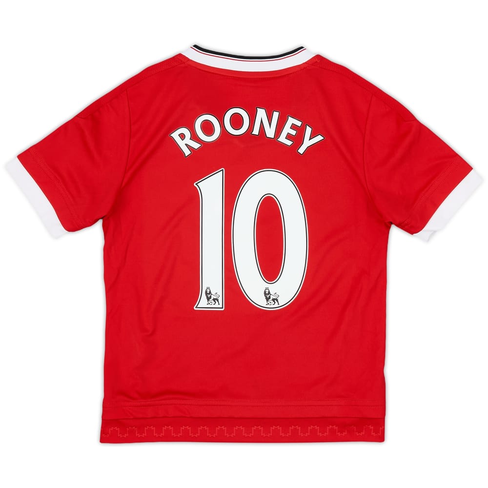 2015-16 Manchester United Home Shirt Rooney #10 - 9/10 - (5-6 Years)