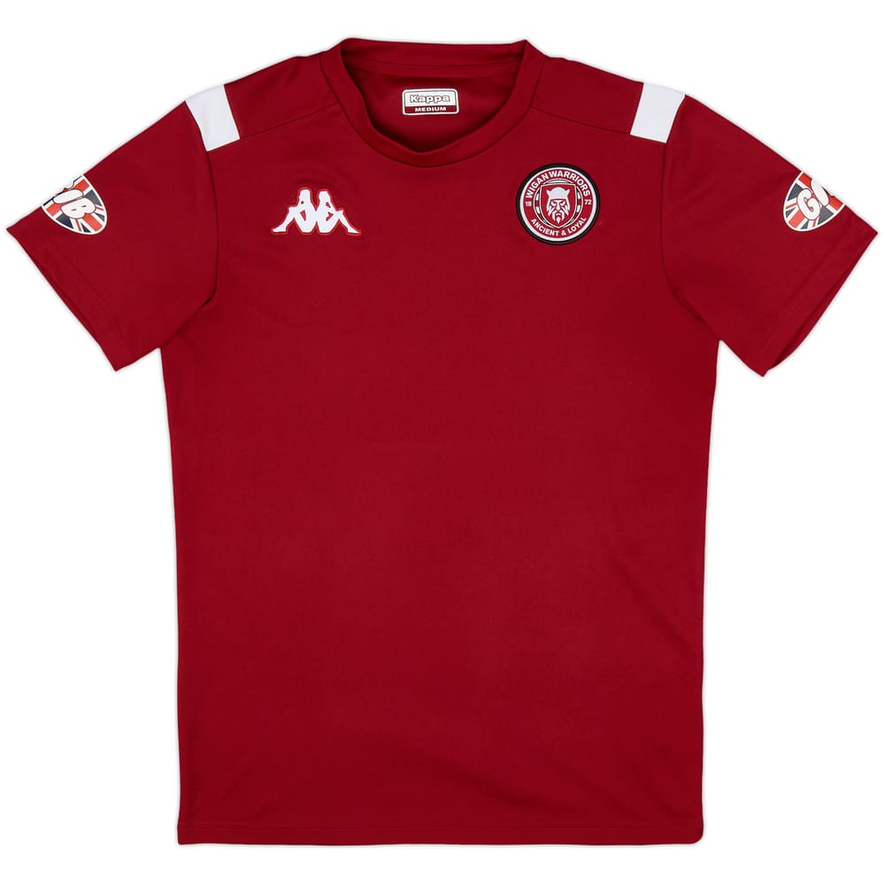 2024-25 Wigan Warriors Kappa Training Shirt - 9/10 - (M)