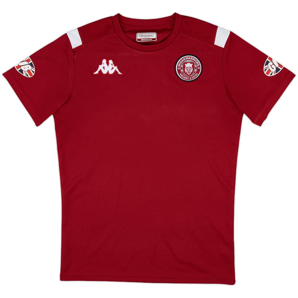 2024-25 Wigan Warriors Kappa Training Shirt - 9/10 - (M)