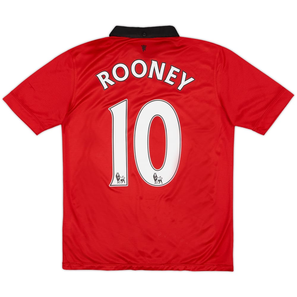 2013-14 Manchester United Home Shirt Rooney #10 - 6/10 - (XL.Boys)