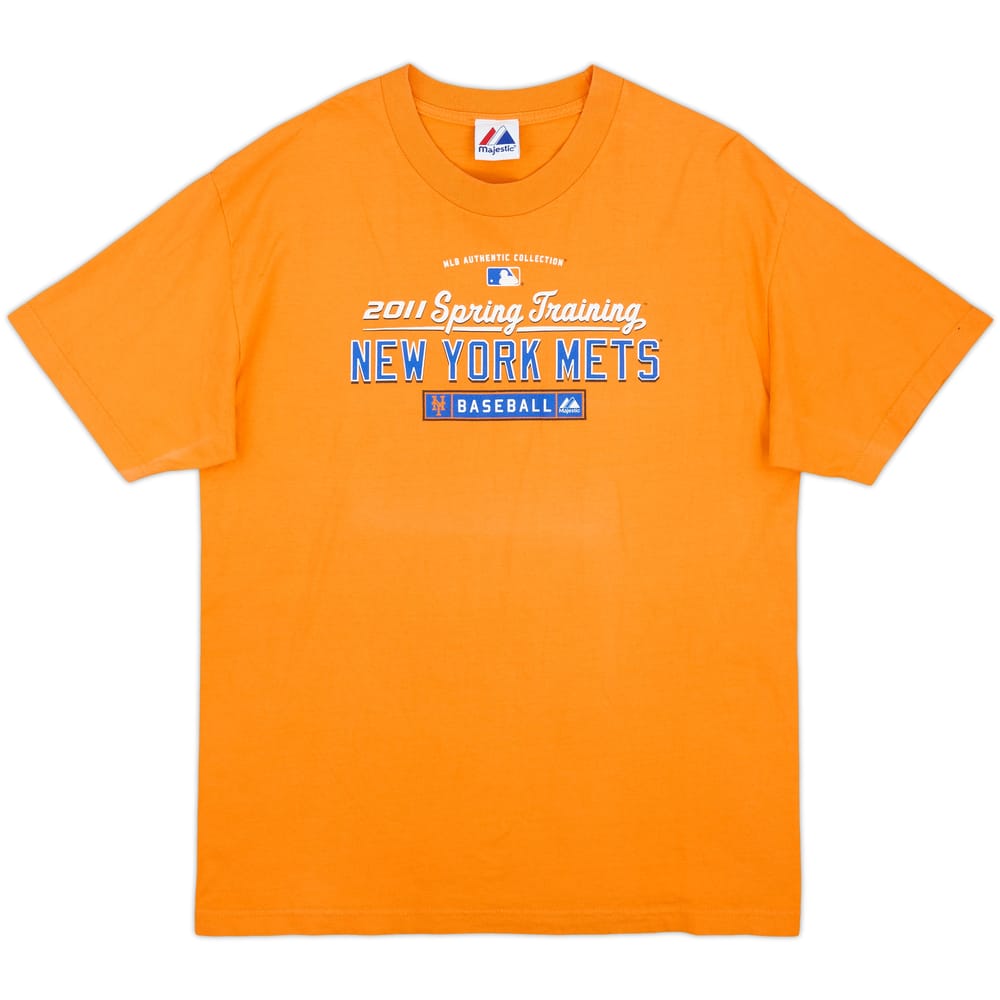 2011 New York Mets Spring Training Majestic Tee - 7/10 - (L)
