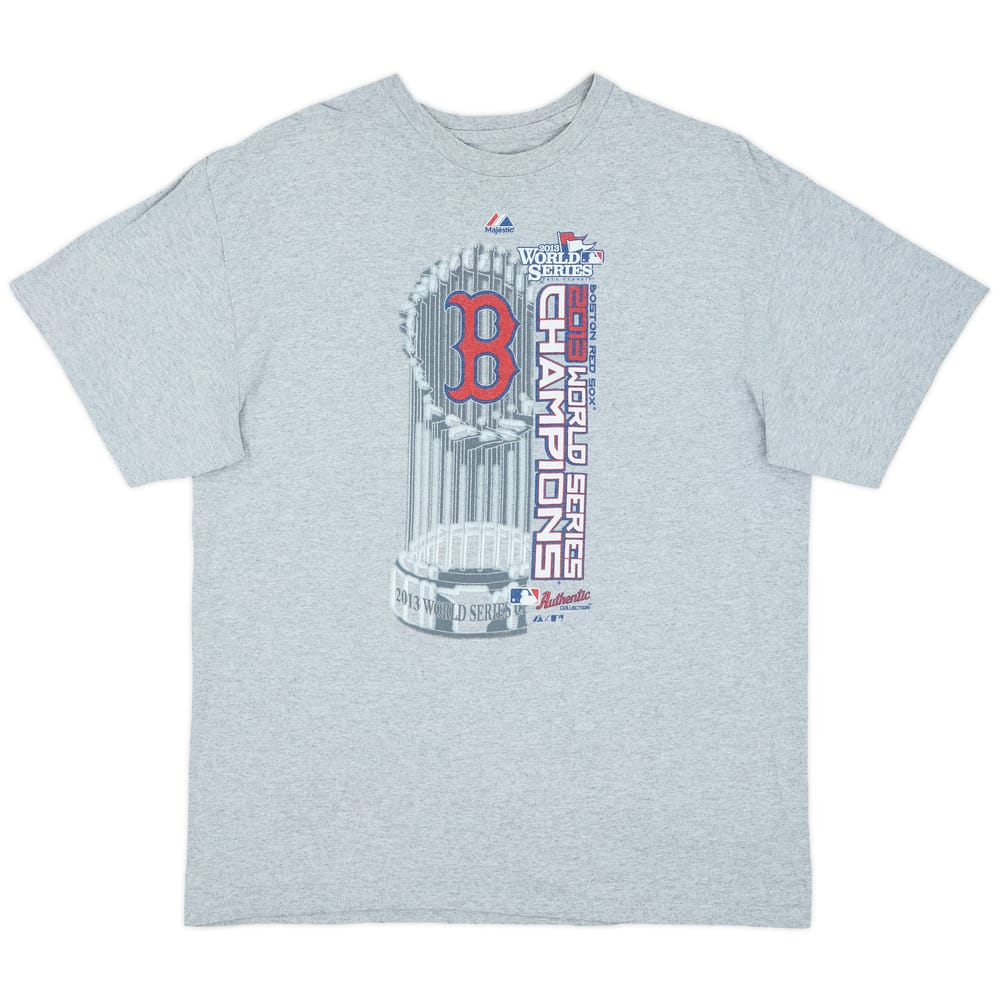 2013 Boston Red Sox World Series Champions Majestic Tee - 7/10 - (L)