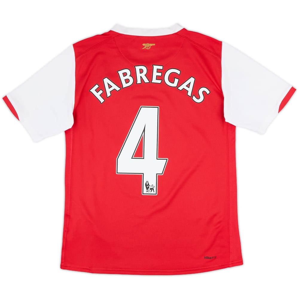 2006-08 Arsenal Home Shirt Fabregas #4 - 9/10 - (L.Boys)