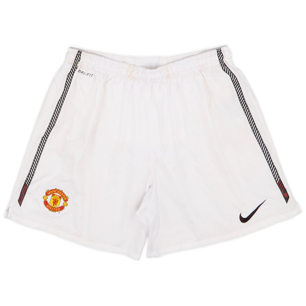 2010-11 Manchester United Home Shorts - 4/10 - (M)