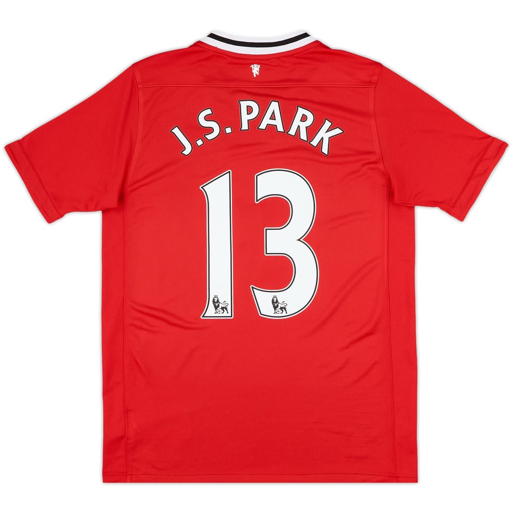 2011-12 Manchester United Home Shirt J.S.Park #13 - 8/10 - (XL.Boys)