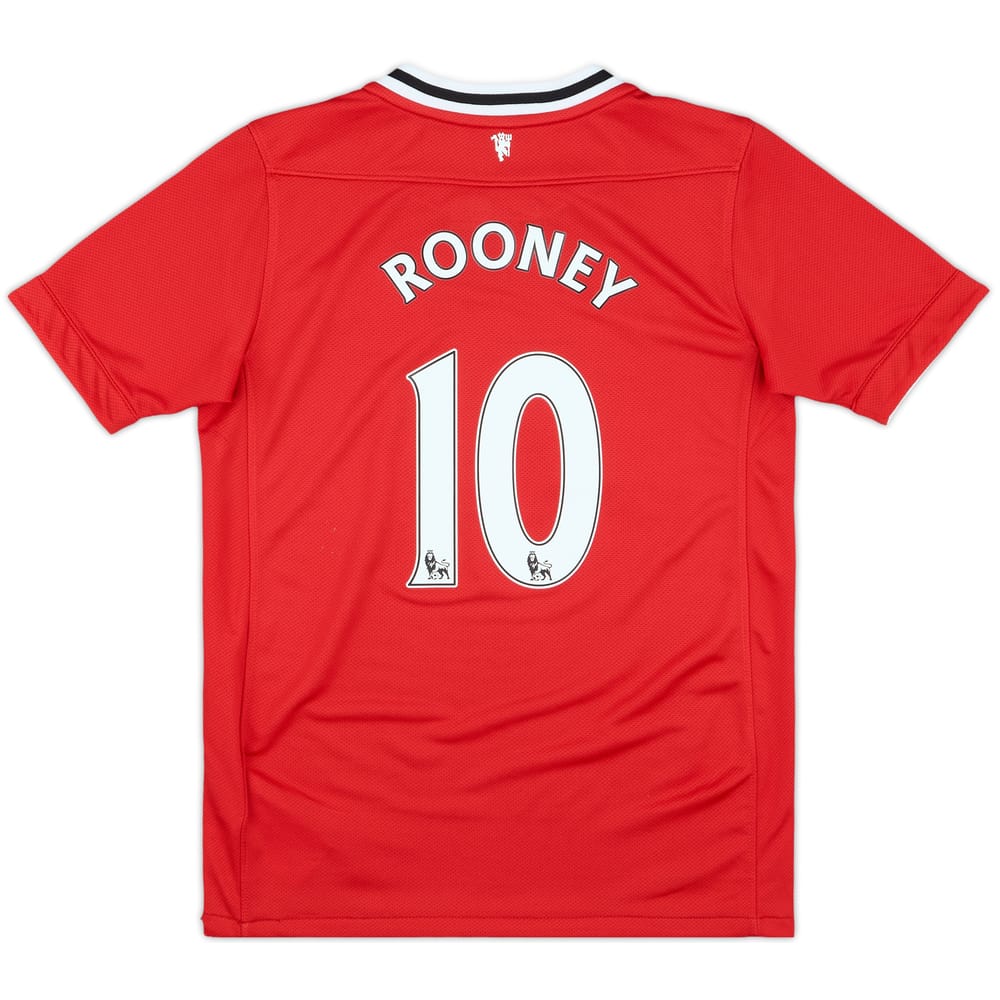 2011-12 Manchester United Home Shirt Rooney #10 - 10/10 - (M.Boys)