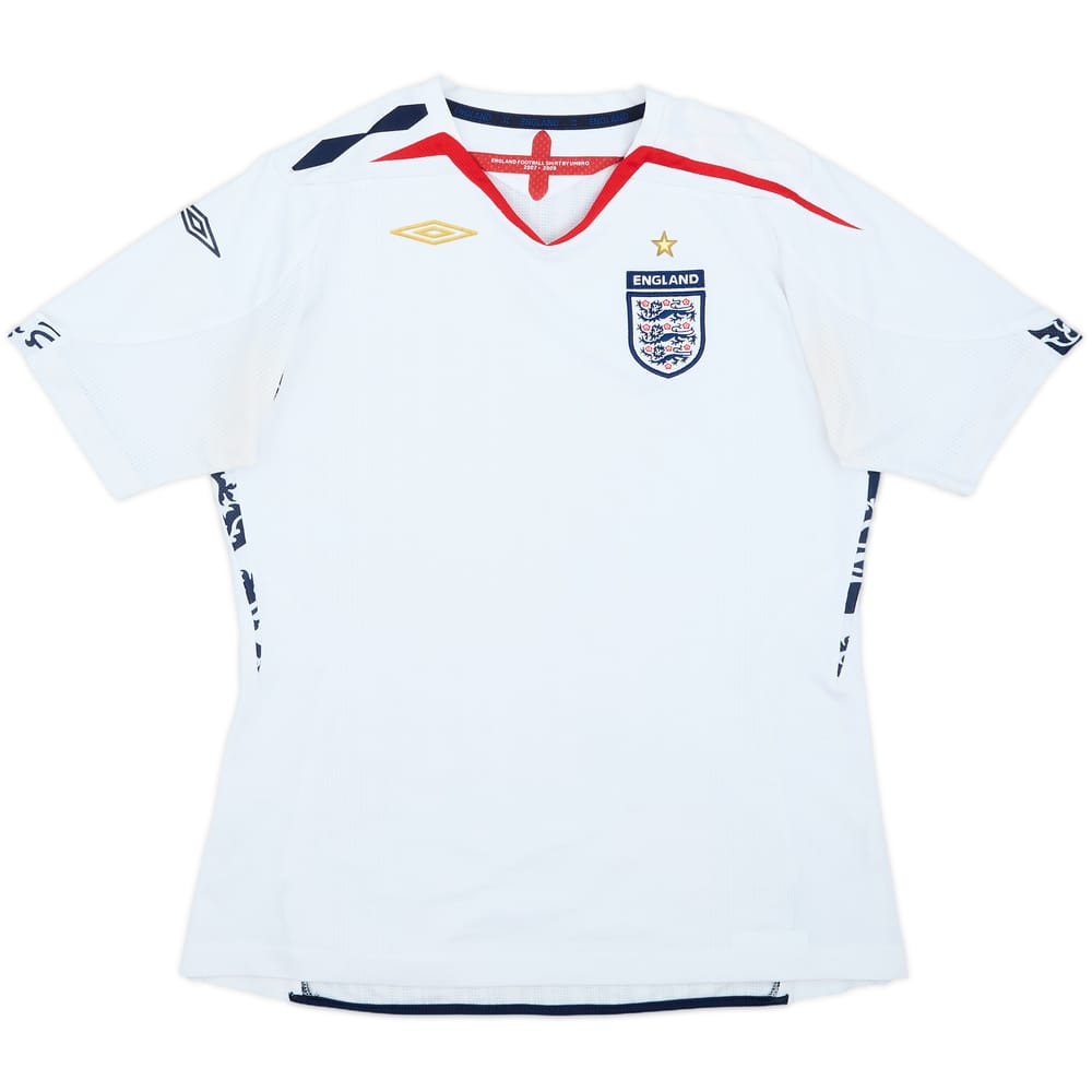 2007-09 England Home Shirt - 6/10 - (Women's L)