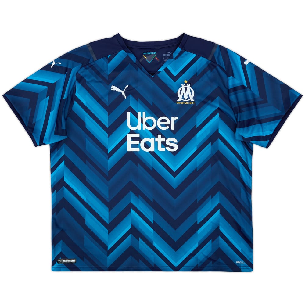 2021-22 Olympique Marseille Away Shirt - 9/10 - (XXL)