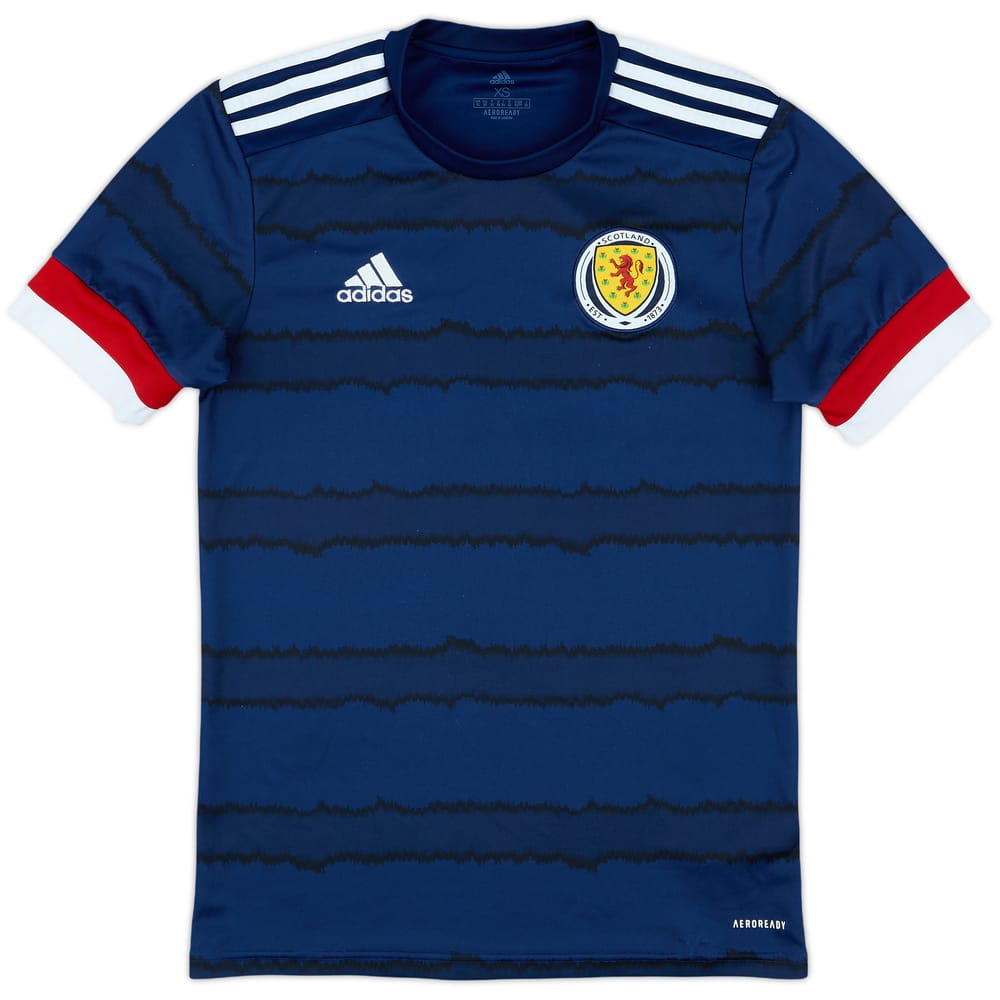 2020-22 Scotland Home Shirt - 8/10 - (XS)