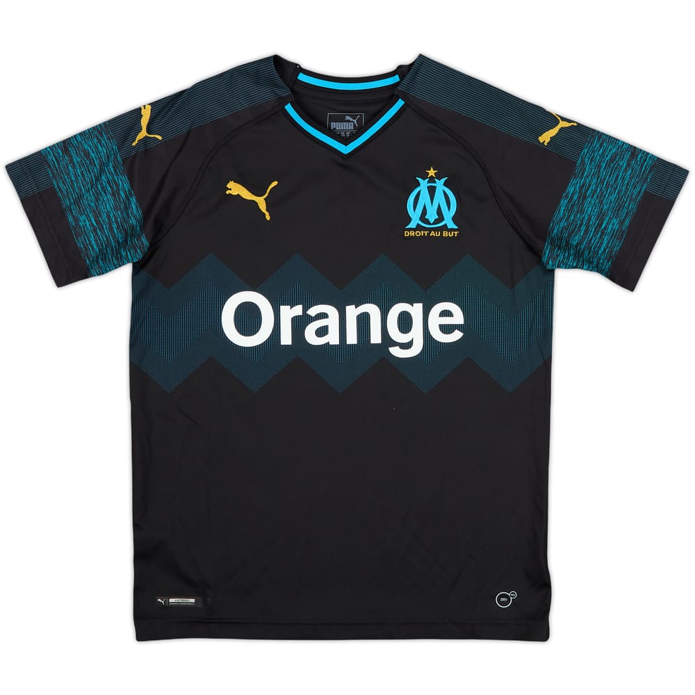 2018-19 Olympique Marseille Away Shirt - 8/10 - (L.Boys)