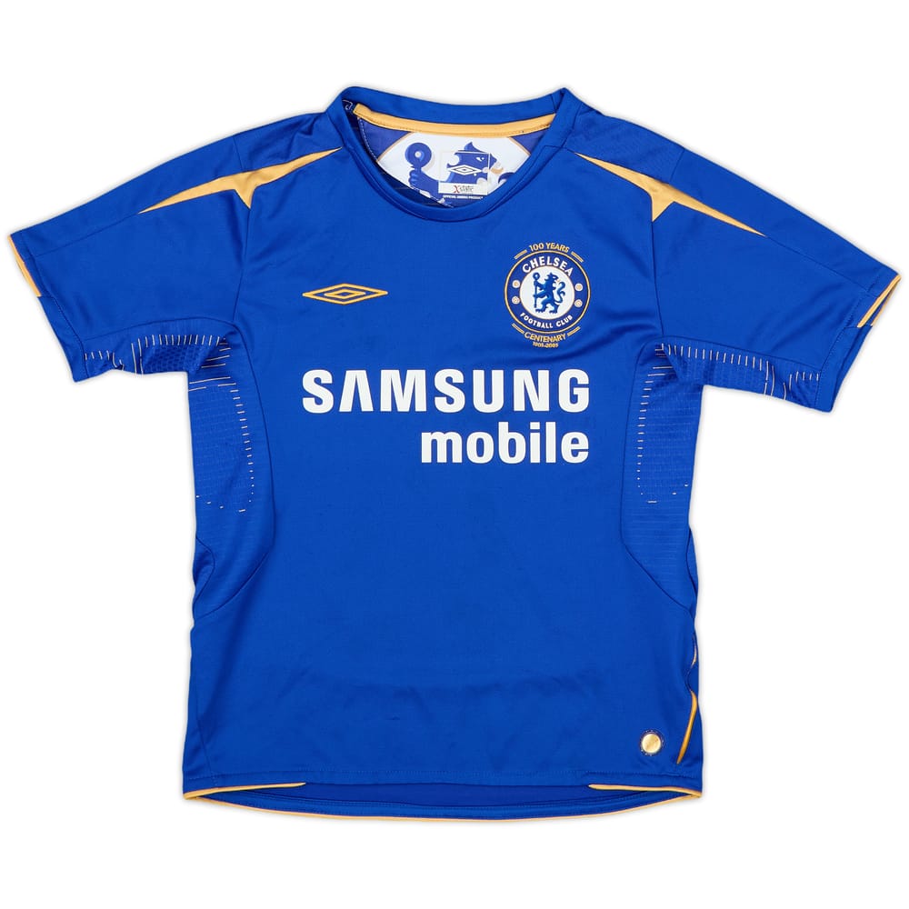2005-06 Chelsea Centenary Home Shirt - 8/10 - (S.Boys)