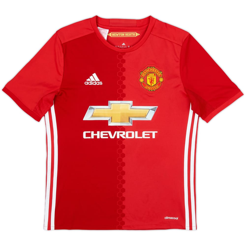 2016-17 Manchester United Home Shirt - 8/10 - (L.Boys)