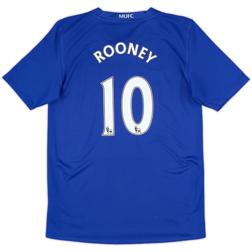 2008-09 Manchester United Third Shirt Rooney #10 - 8/10 - (L.Boys)