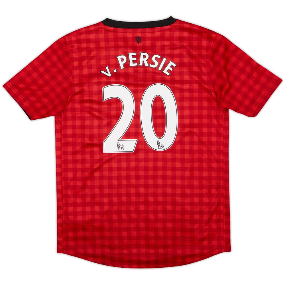 2012-13 Manchester United Home Shirt v.Persie #20 - 9/10 - (M.Boys)