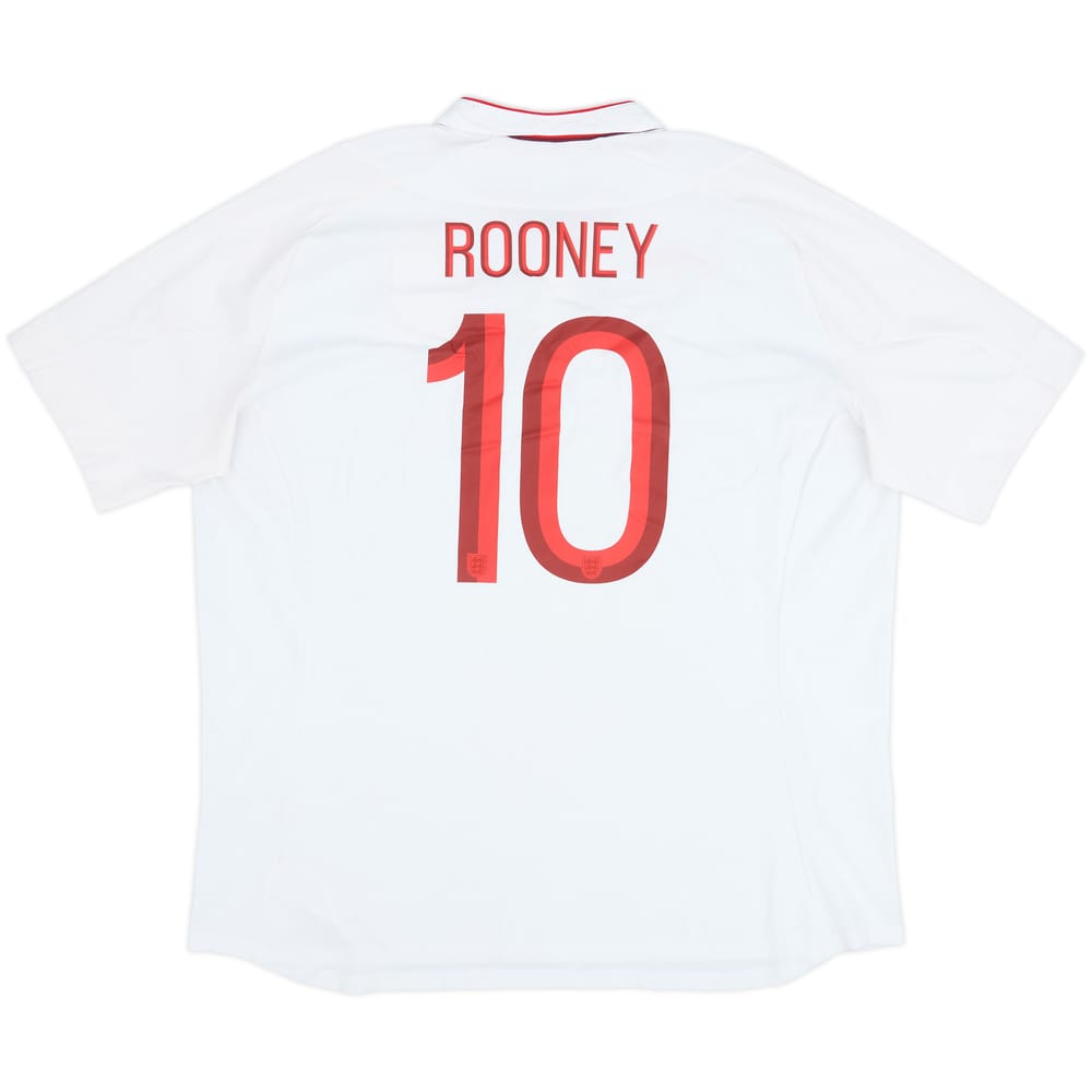 2012-13 England Home Shirt Rooney #10 - 7/10 - (3XL)