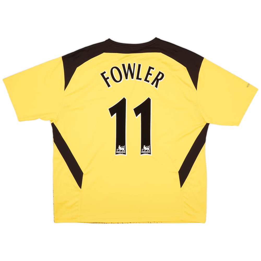 2004-06 Liverpool Away Shirt Fowler #11 - 8/10 - (XXL)