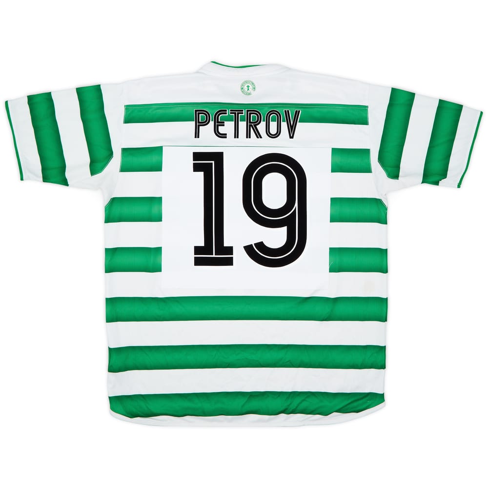 2003-04 Celtic Home Shirt Petrov #19 - 8/10 - (XL)