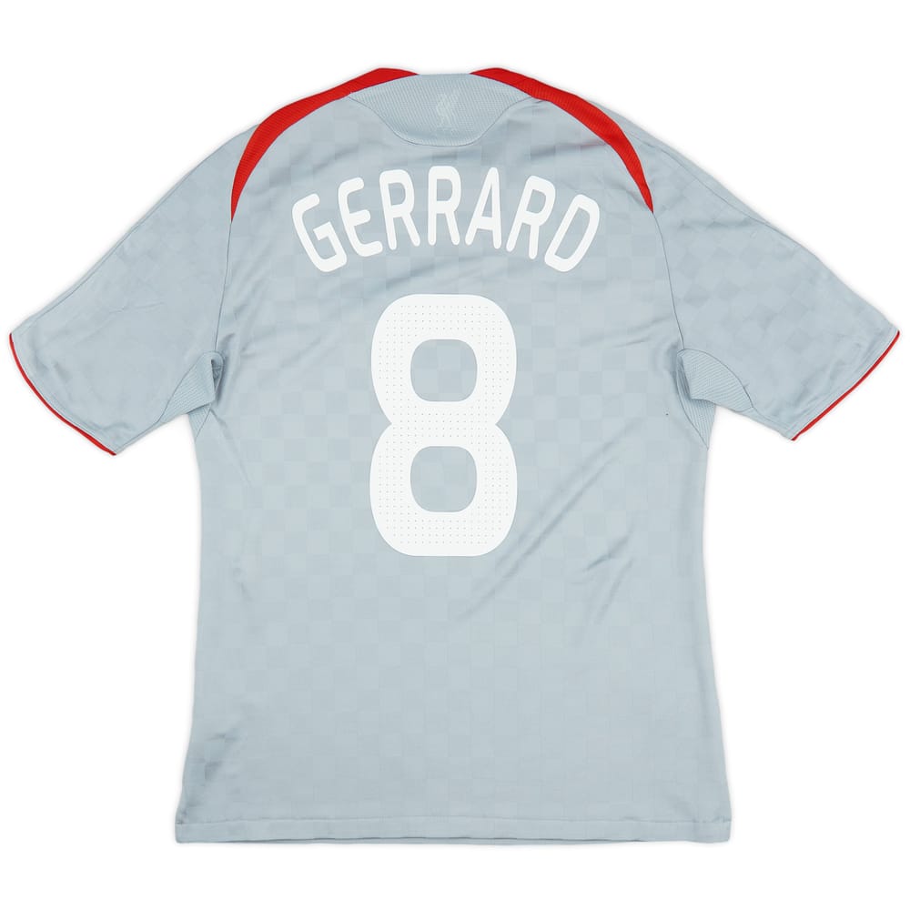 2008-09 Liverpool Away Shirt Gerrard #8 - 6/10 - (S)