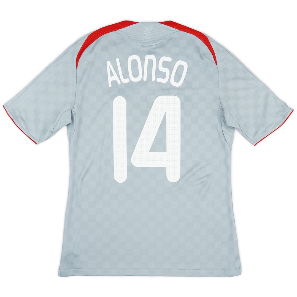 2008-09 Liverpool Away Shirt Alonso #14 - 6/10 - (S)