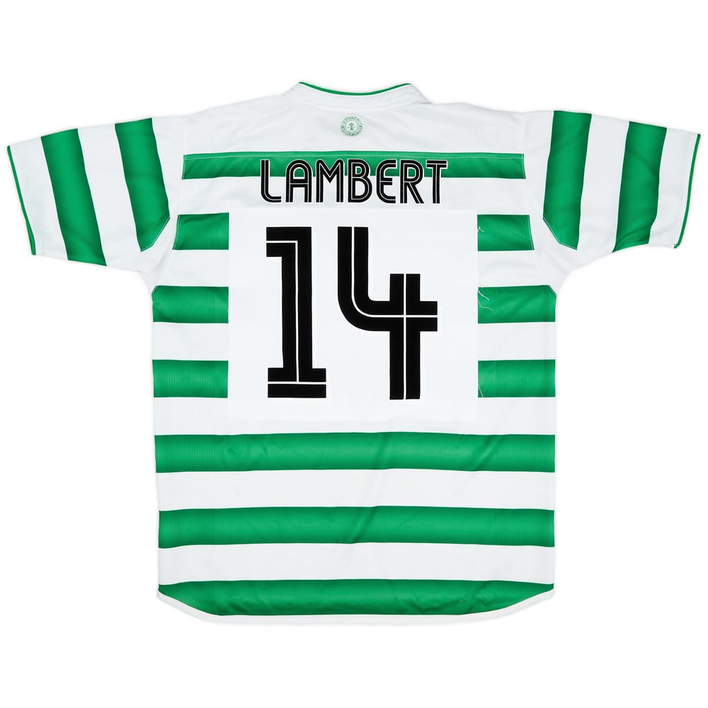 2003-04 Celtic Home Shirt Lambert #14 - 7/10 - (L)