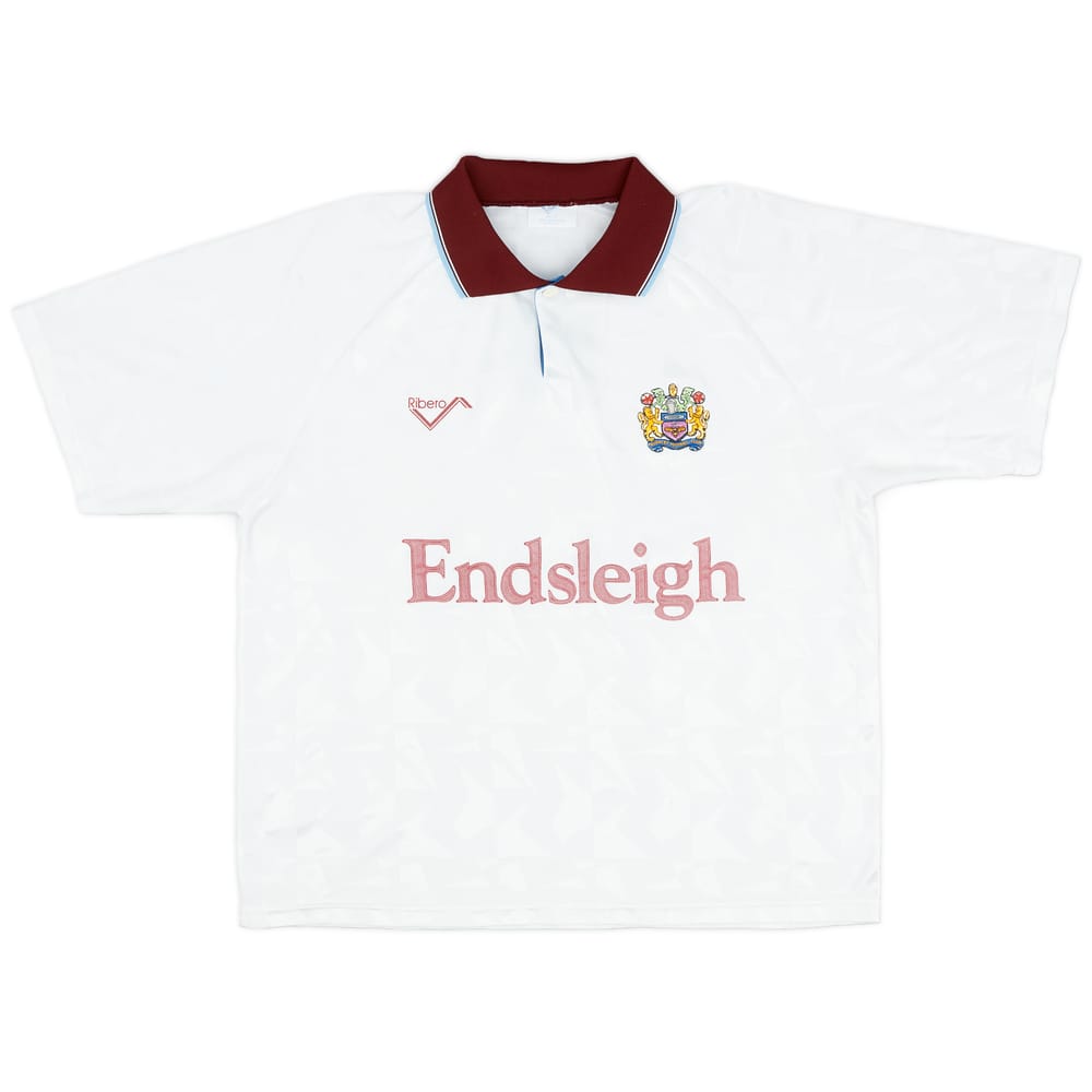 1992-93 Burnley Away Shirt - 8/10 - (XL)