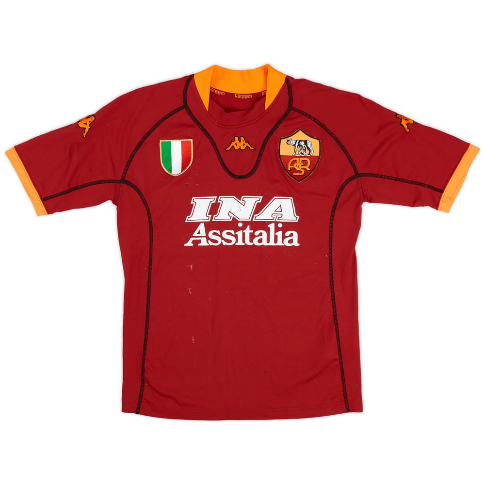 2001-02 Roma Home Shirt - 5/10 - (S)