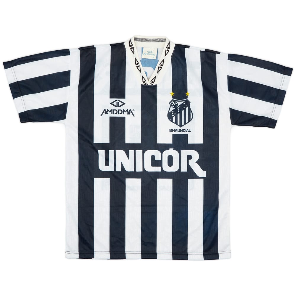 1995 Santos Away Shirt #10 - 8/10 - (M)