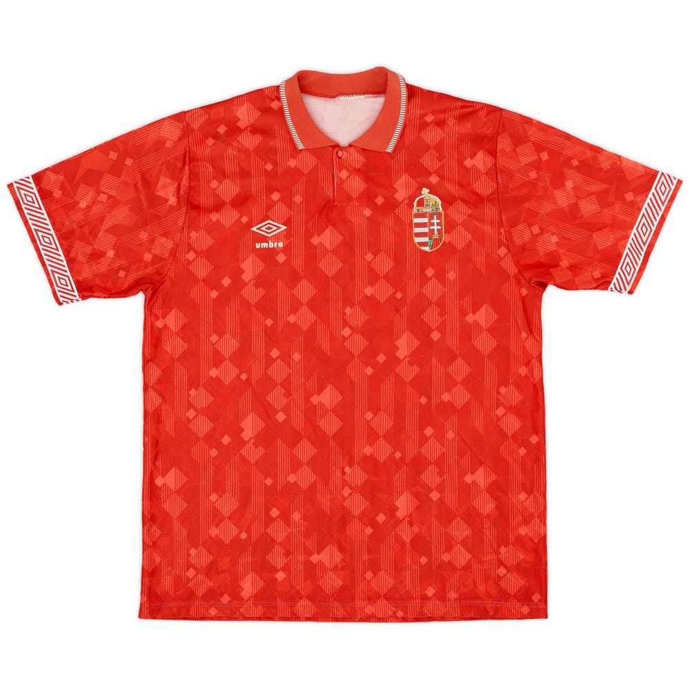 1990-93 Hungary Home Shirt - 6/10 - (L)