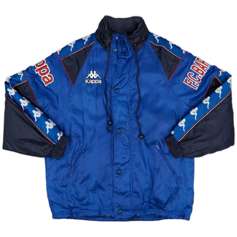1995-97 Barcelona Kappa Padded Bench Coat - 6/10 - (S)