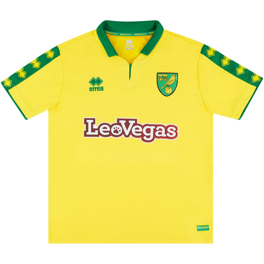 2017-18 Norwich Home Shirt - 6/10 - (S)