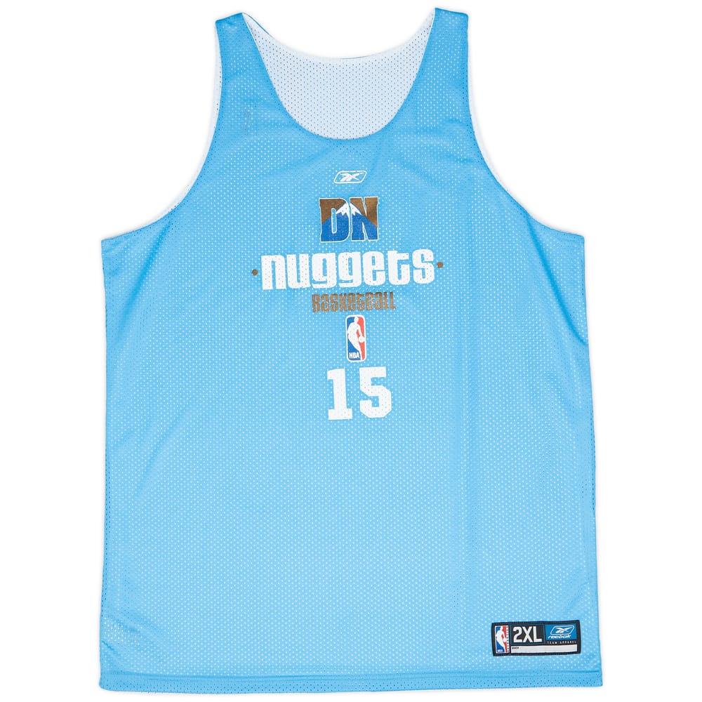 2003-06 Denver Nuggets #15 Reebok Training Jersey (Reversible) XXL