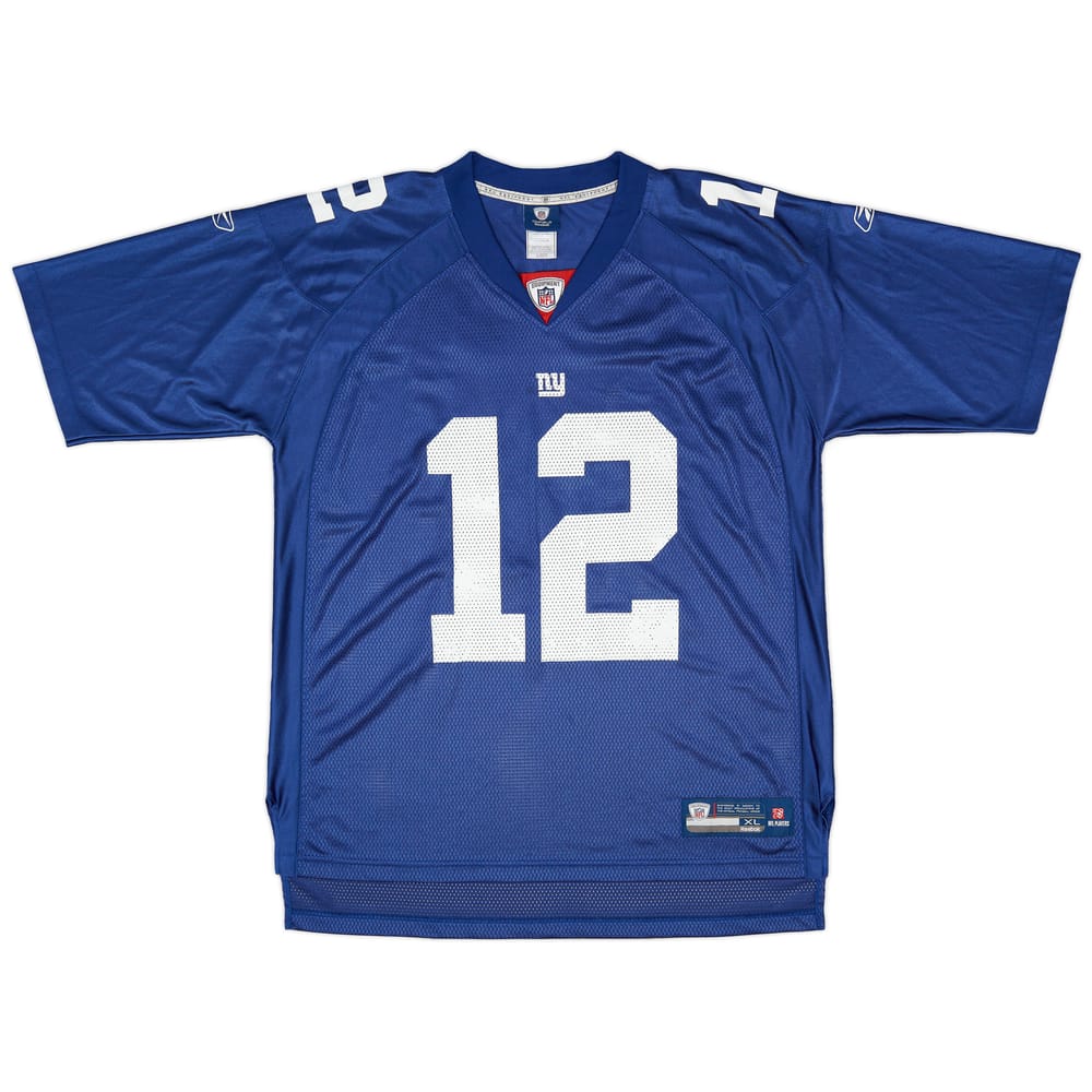2008 New York Giants Smith #12 Reebok On Field Home Jersey (Very Good) XL