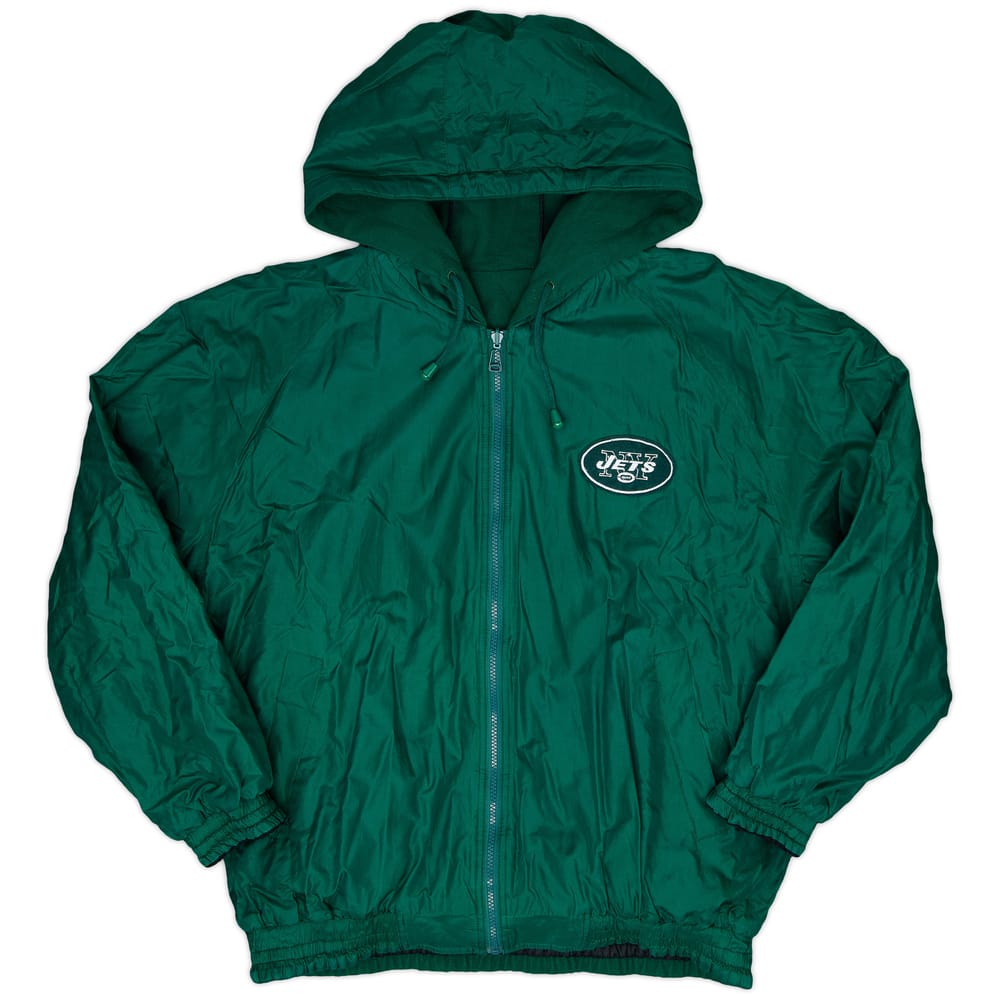 1990s New York Jets Unique Reversible Jacket L