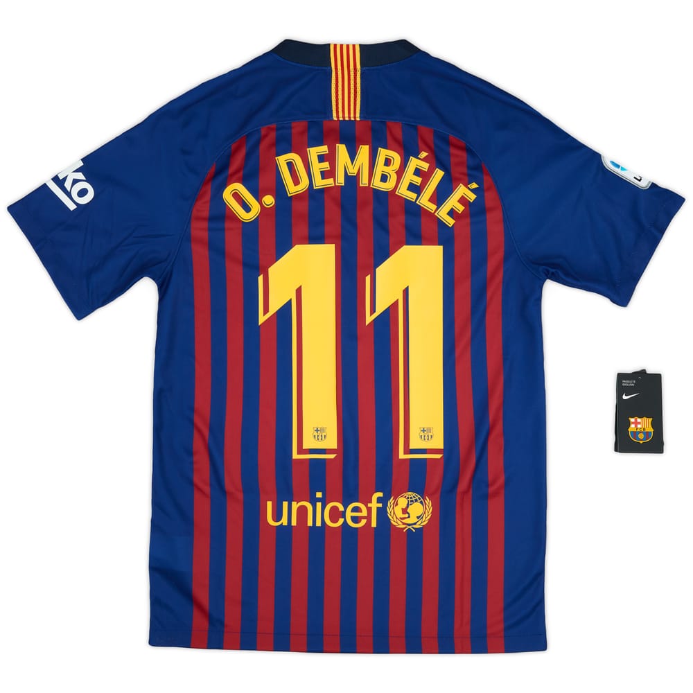 2018-19 Barcelona Home Shirt O. Dembele #11 (S)
