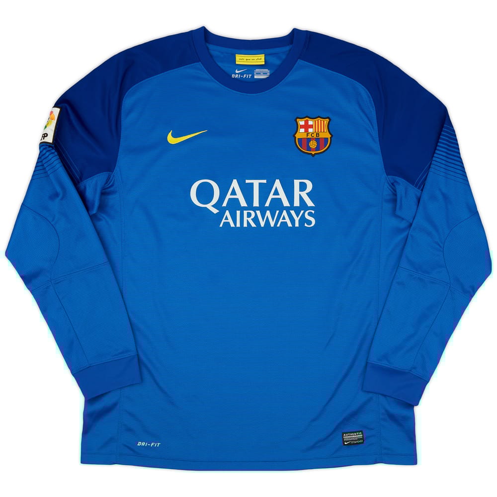 2013-14 Barcelona GK Shirt - 9/10 - (XL)