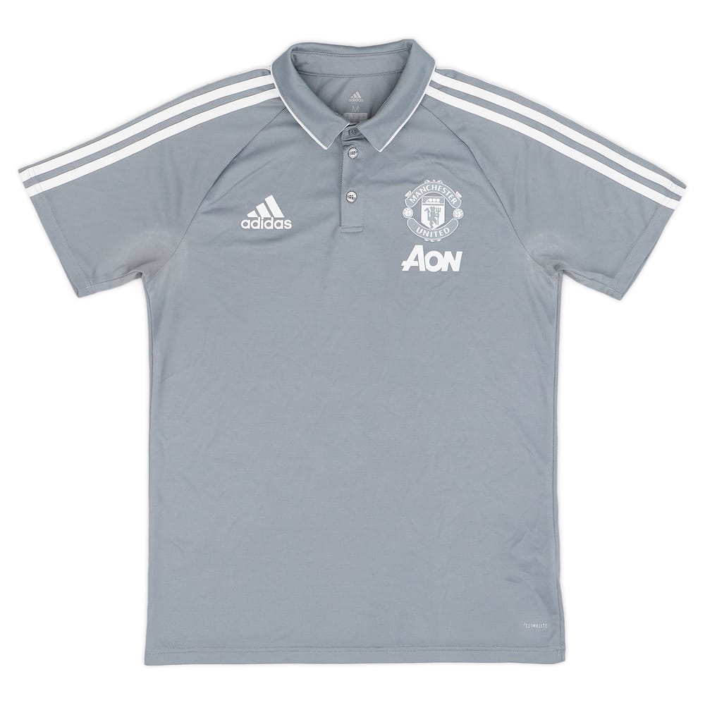 2017-18 Manchester United adidas Polo Shirt - 9/10 - (M)