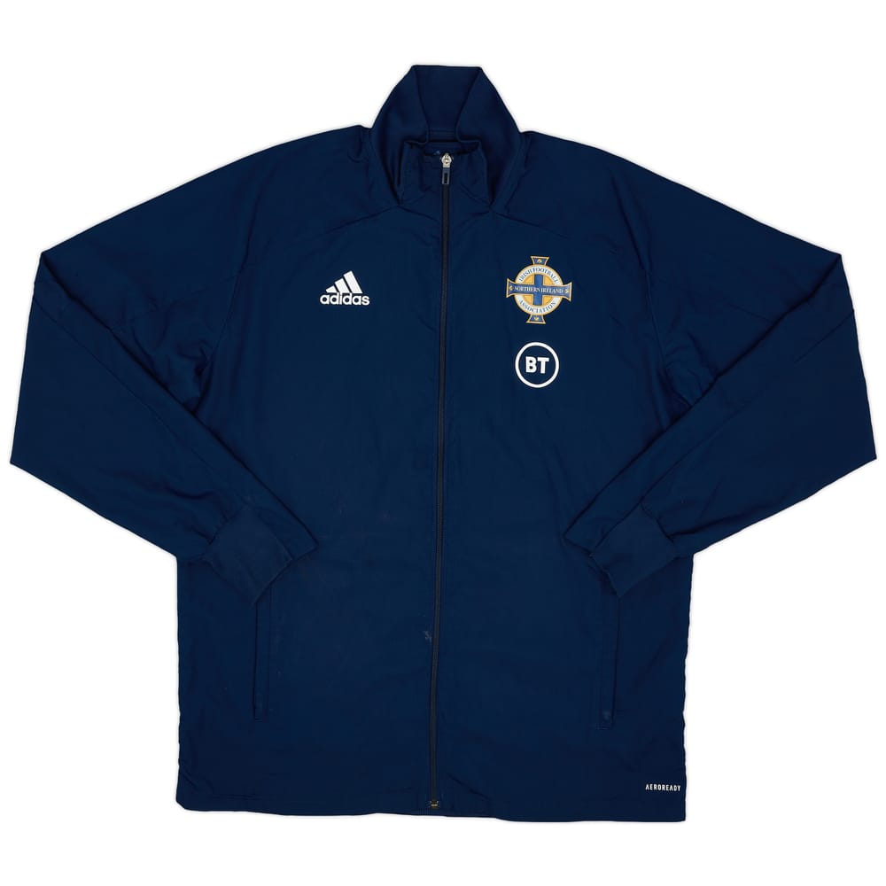 2019-20 Northern Ireland adidas Track Jacket - 9/10 - (L)