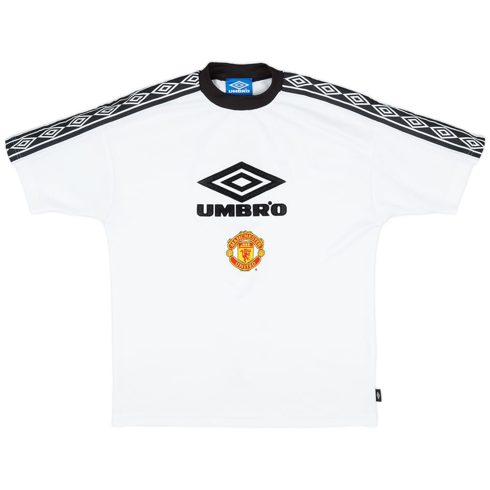 1996-97 Manchester United Umbro Training Shirt - 8/10 - (S)