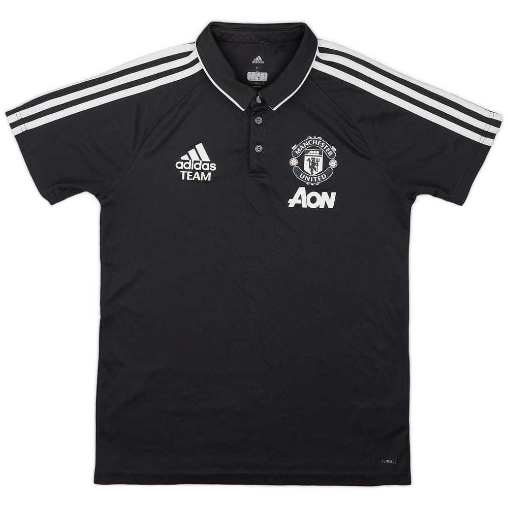 2017-18 Manchester United adidas Training Polo Shirt - 8/10 - (S)