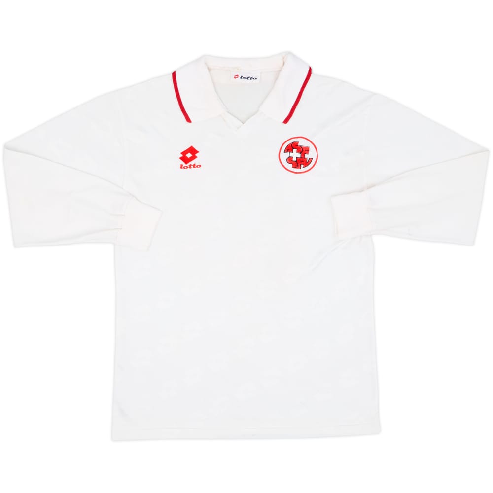 1994-96 Switzerland Match Issue Away L/S Shirt #15