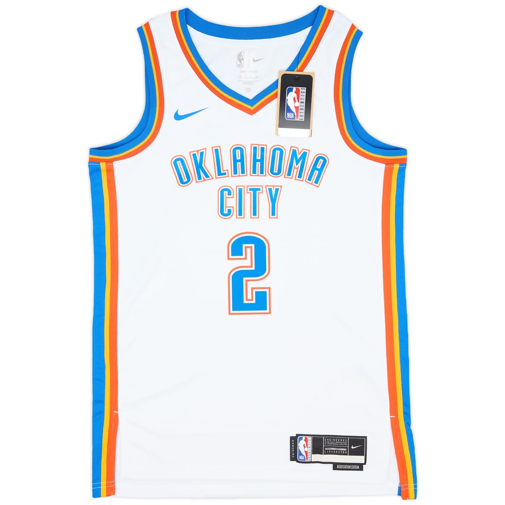 2019-24 Oklahoma City Thunder Shai #2 Nike Swingman Home Jersey (S)