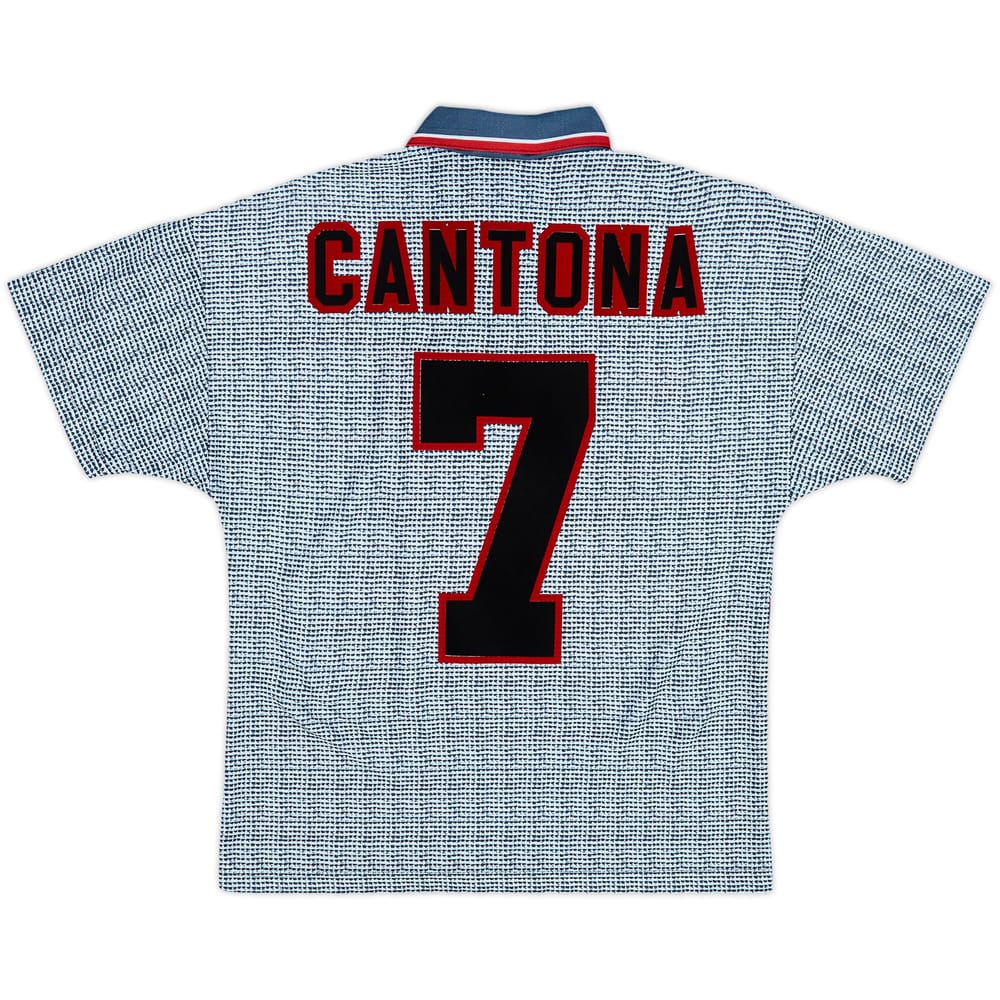 1995-96 Manchester United Away Shirt Cantona #7 - 8/10 - (Y)