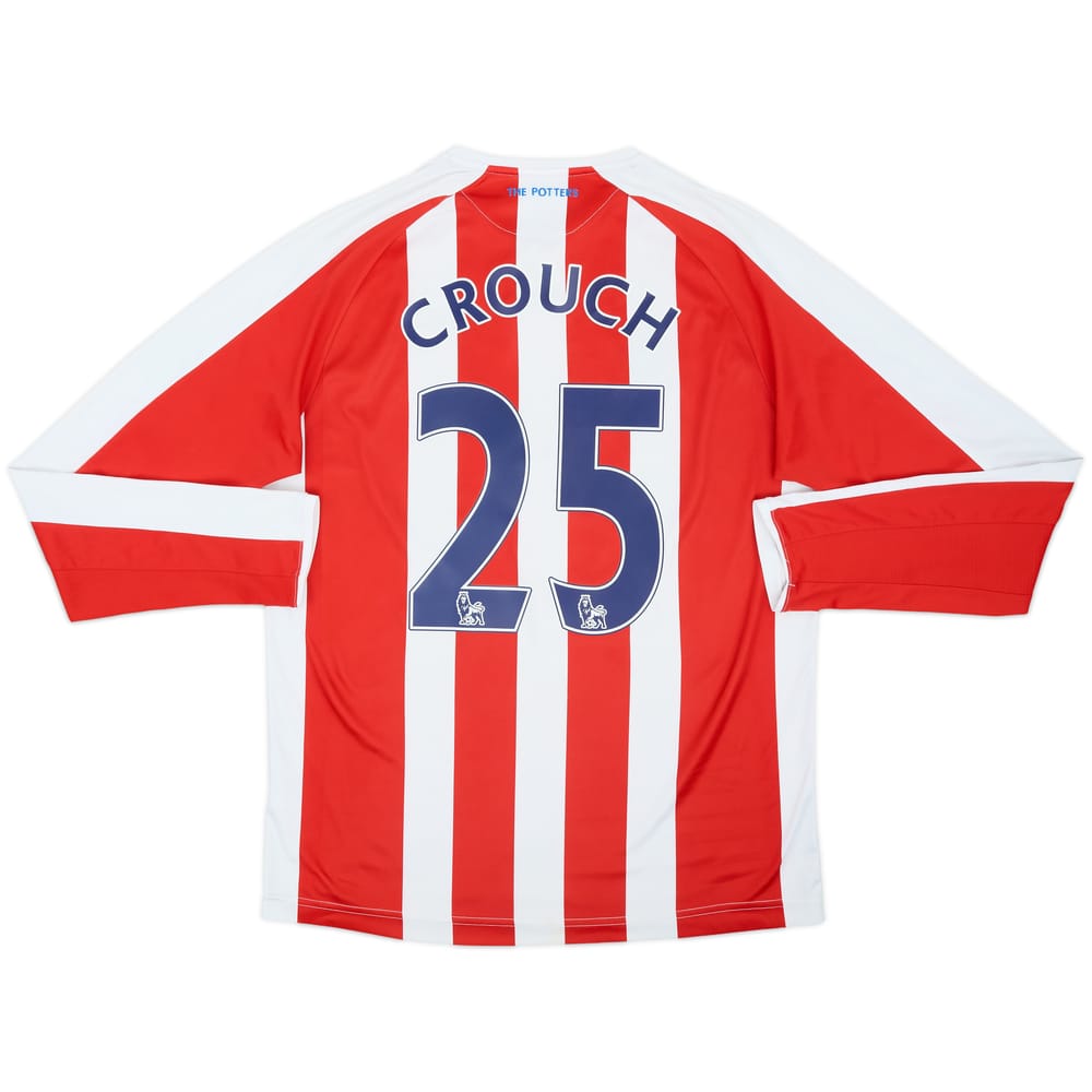 2014-15 Stoke City Home L/S Shirt Crouch #25 - 6/10 - (M)