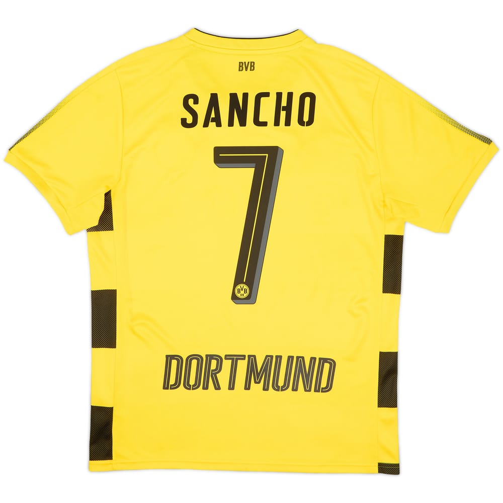 2017-18 Borussia Dortmund Camiseta Local Sancho #7 - 9/10 - (M)