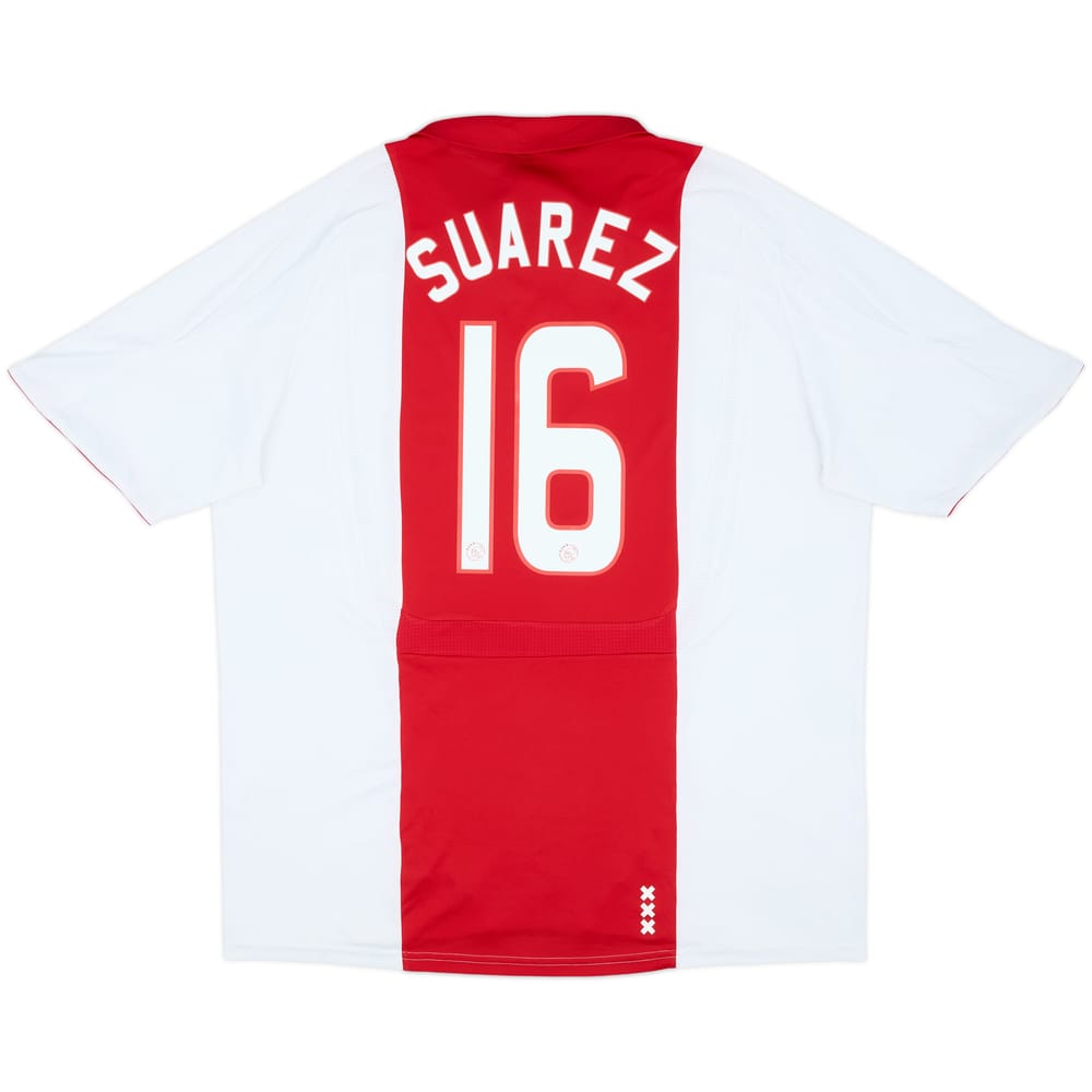 2007-08 Ajax Home Shirt Suarez #16 - 6/10 - (XXL)