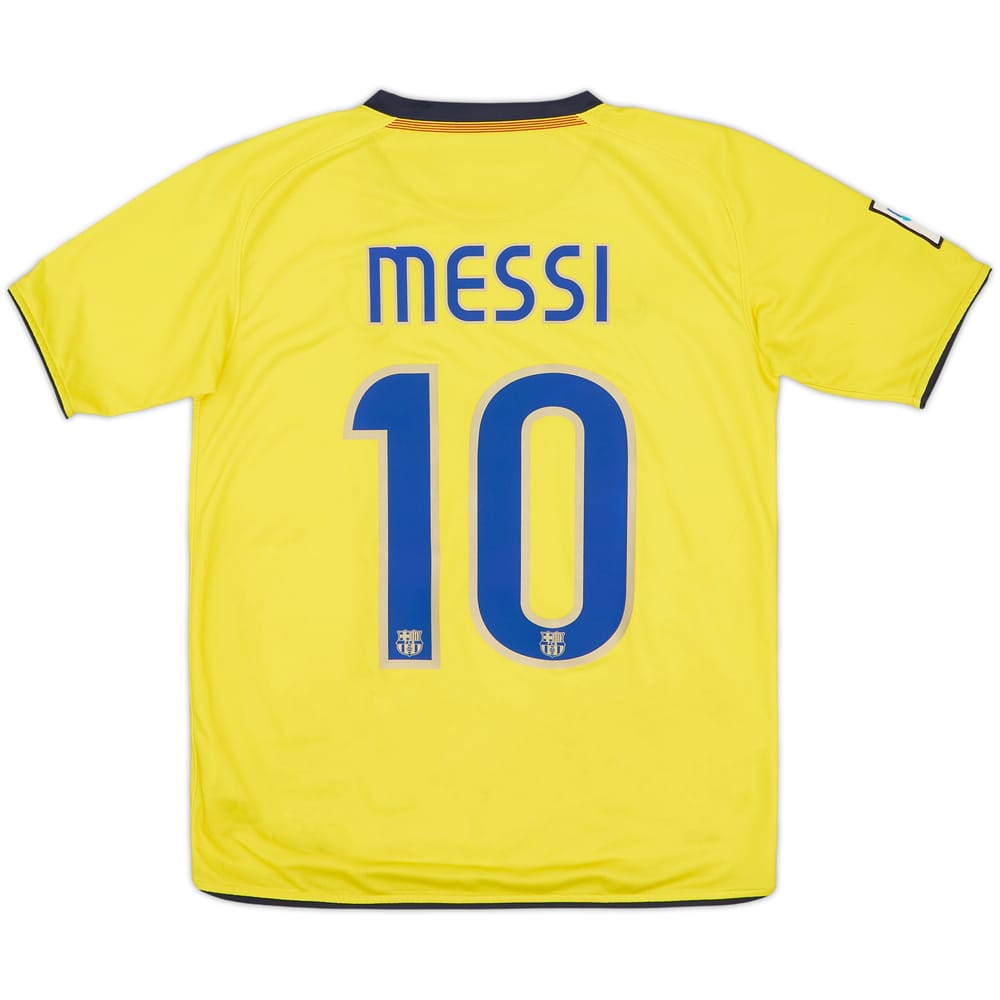 2008-10 Barcelona Away Shirt Messi #10 - 9/10 - (XL.Boys)