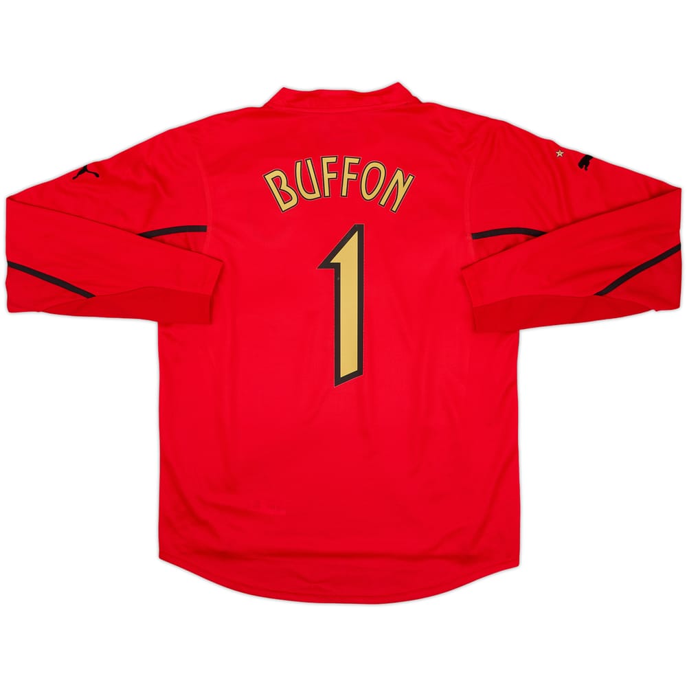 2003-04 Italy GK Shirt Buffon #1 - 8/10 - (L)